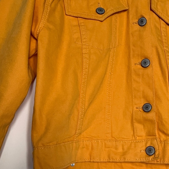 Bluenotes Classic Fit Denim Jacket in Yellow, L - Picture 6 of 12